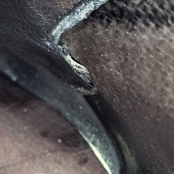 Browns men's black leather square toe lace up front dress shoes. Size 39 - Picture 13 of 16